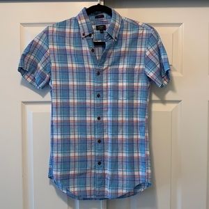J. Crew Casual Short-Sleeved Button Down